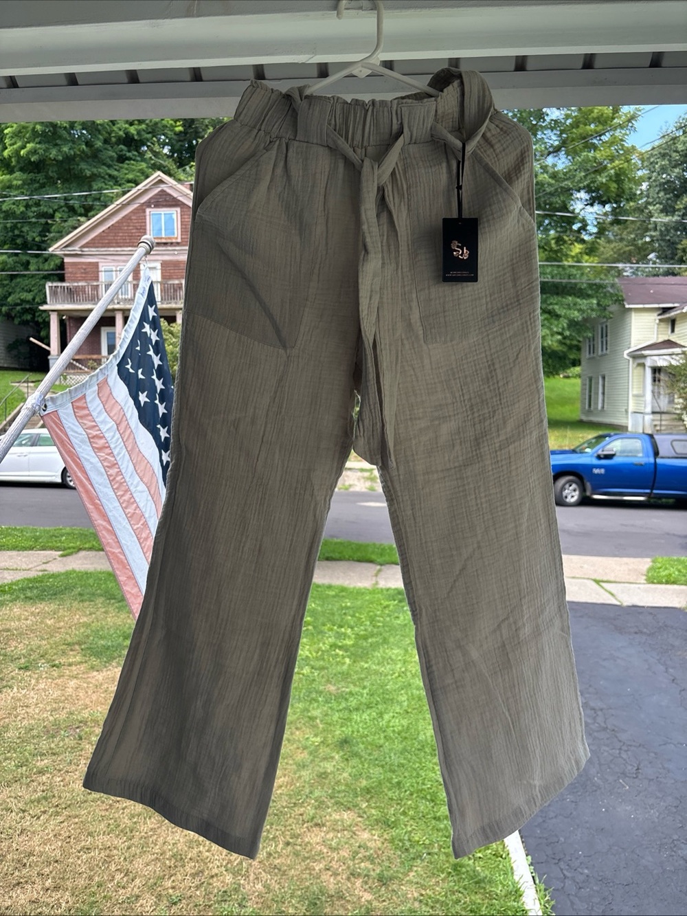 Sincerely Jules Olive Drawstring Relaxed Men’s Pants